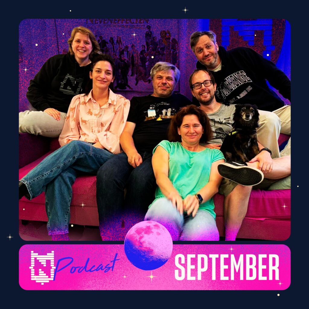 Groepsfoto september: Hetty, Lieven, Natha, Kurt, Jeroen, Els, Poncho